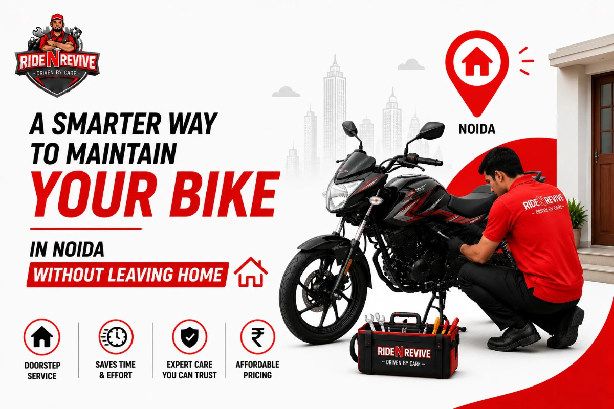 A Smarter Way to Maintain Your Bike in Noida Without Leaving Home image